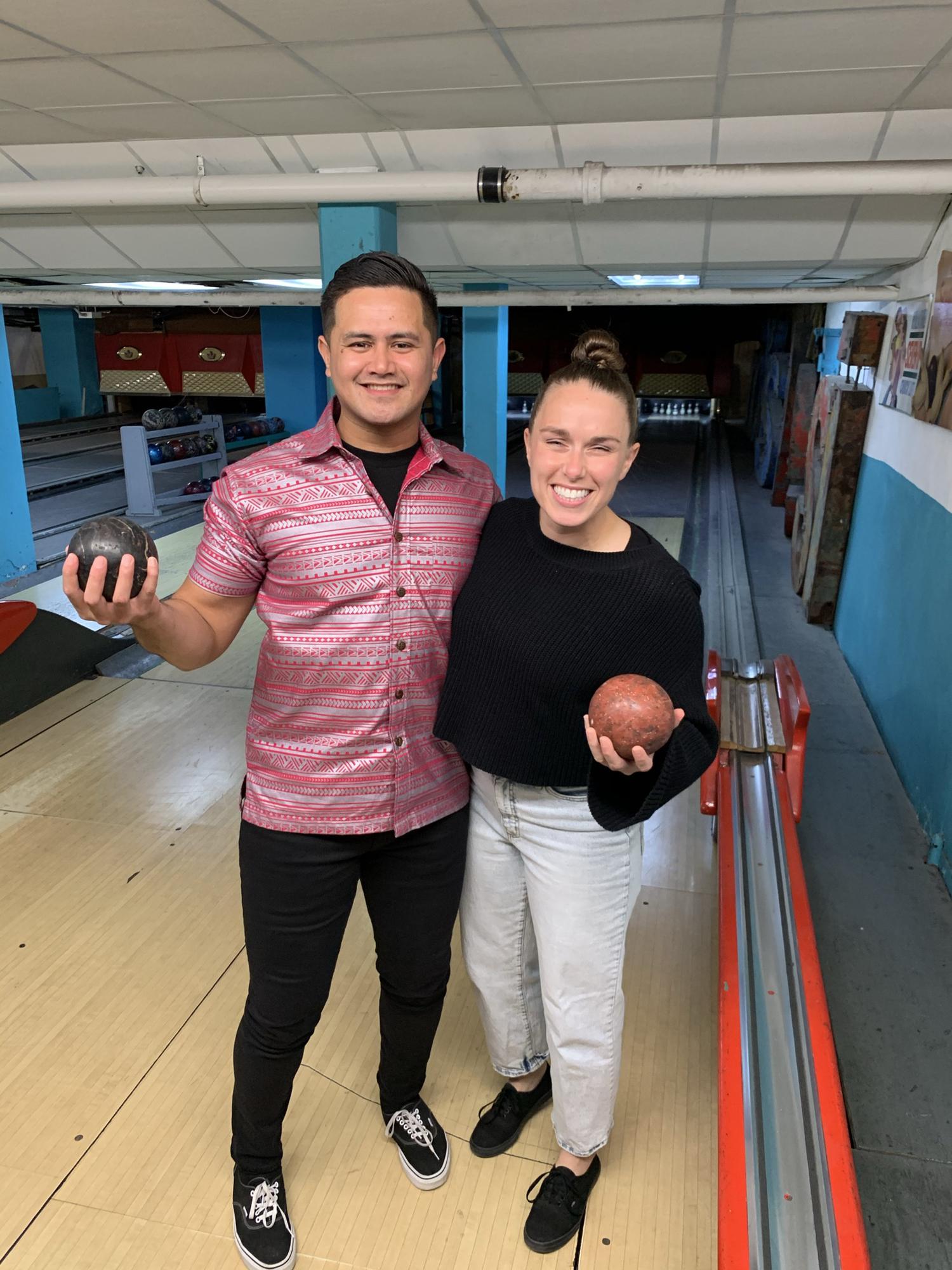Duck pin bowling. October 30, 2020