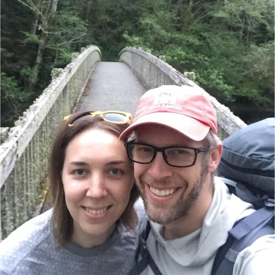 Date #16 -- Kelly took Nathania out to his favorite spot on the peninsula and Nat proved she could put on a backpack and spend a few nights away from a shower.