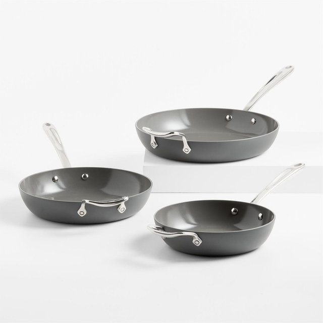 All-Clad ® Curated Ceramic Non-Stick Fry Pans, Set of 3