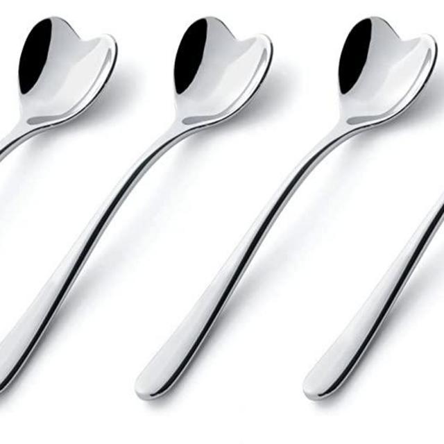 Alessi Il Caffe Alessi Set of 4 Heart-Shaped Spoons