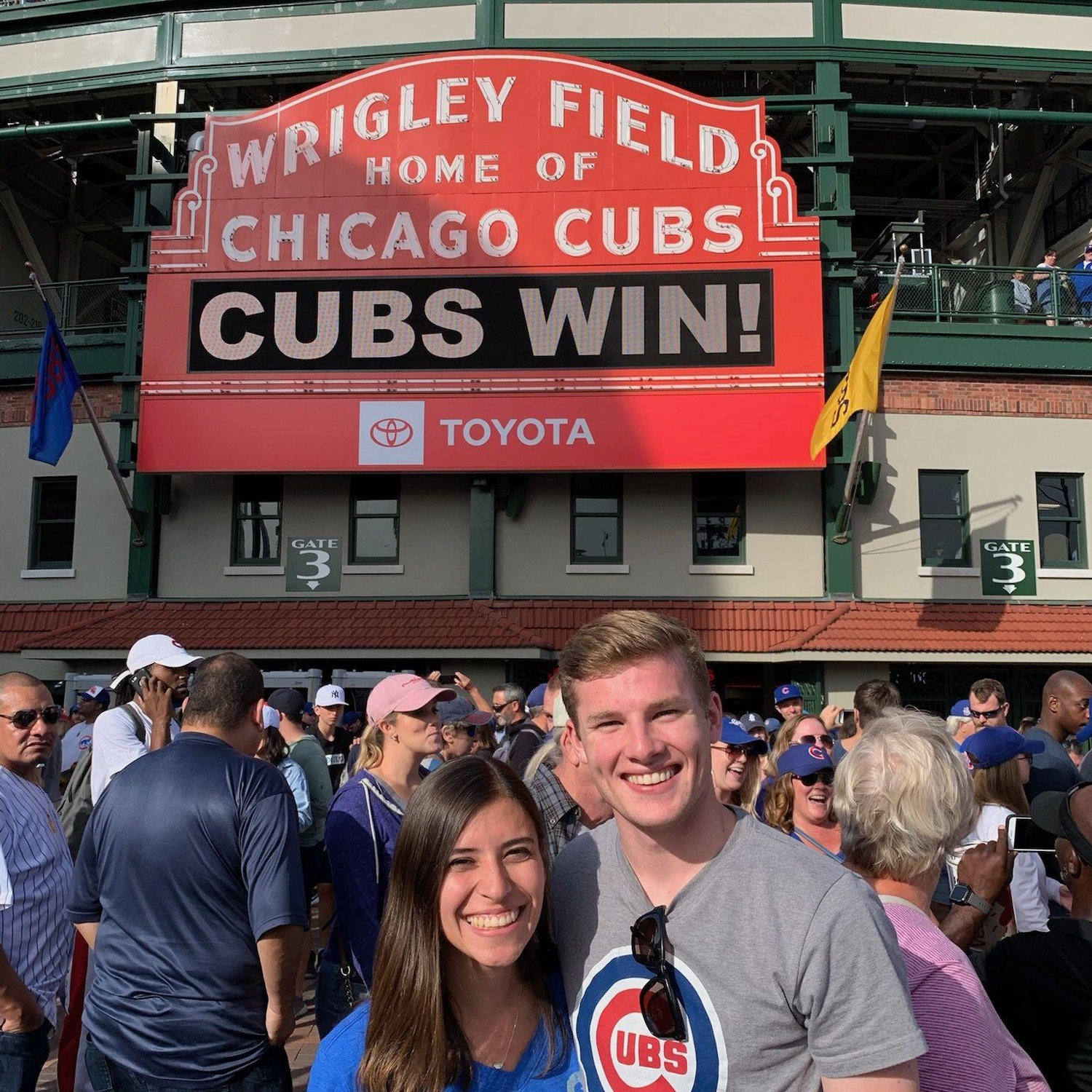 One of many long-distance relationship weekend visits to Chicago
