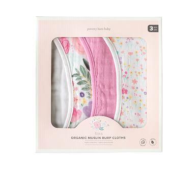 Flora Organic Muslin Burp Cloth Set