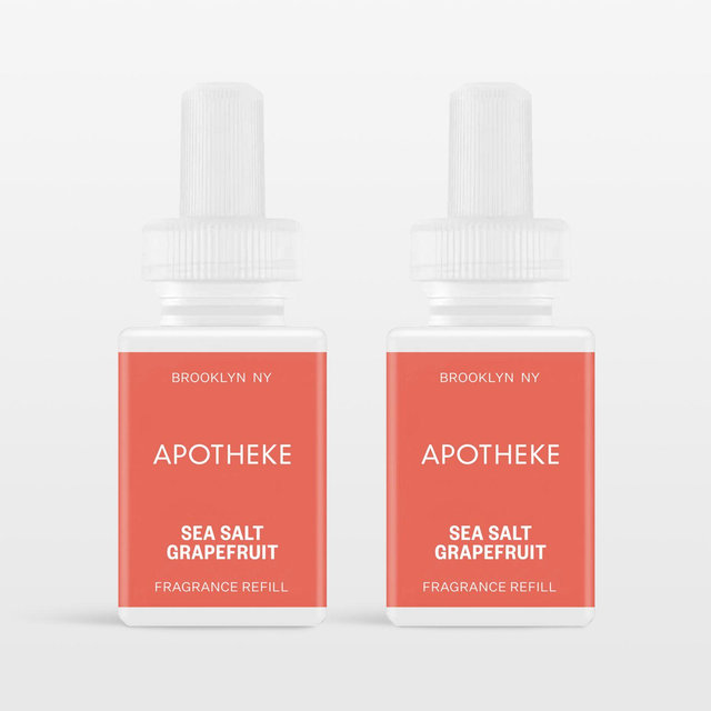 Apotheke Sea Salt Grapefruit Pura Refill, Set of 2
