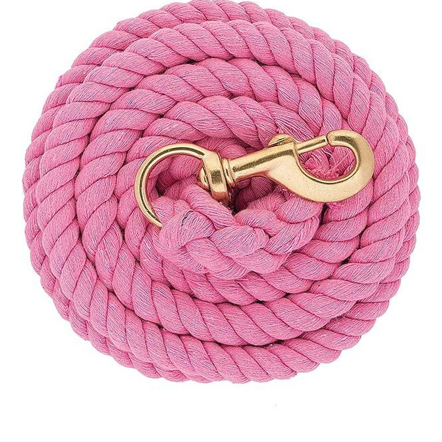 Weaver Equine Performance Lead Rope, Long Horse Lead Rope with Quick Halter Attachment, Soft Comfort Grip, Barn Horse Tack for Daily Use & Showing