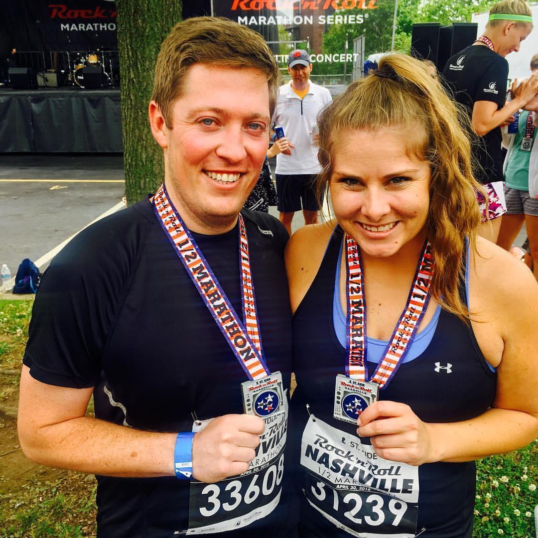 Our first 1/2 Marathon together 2016