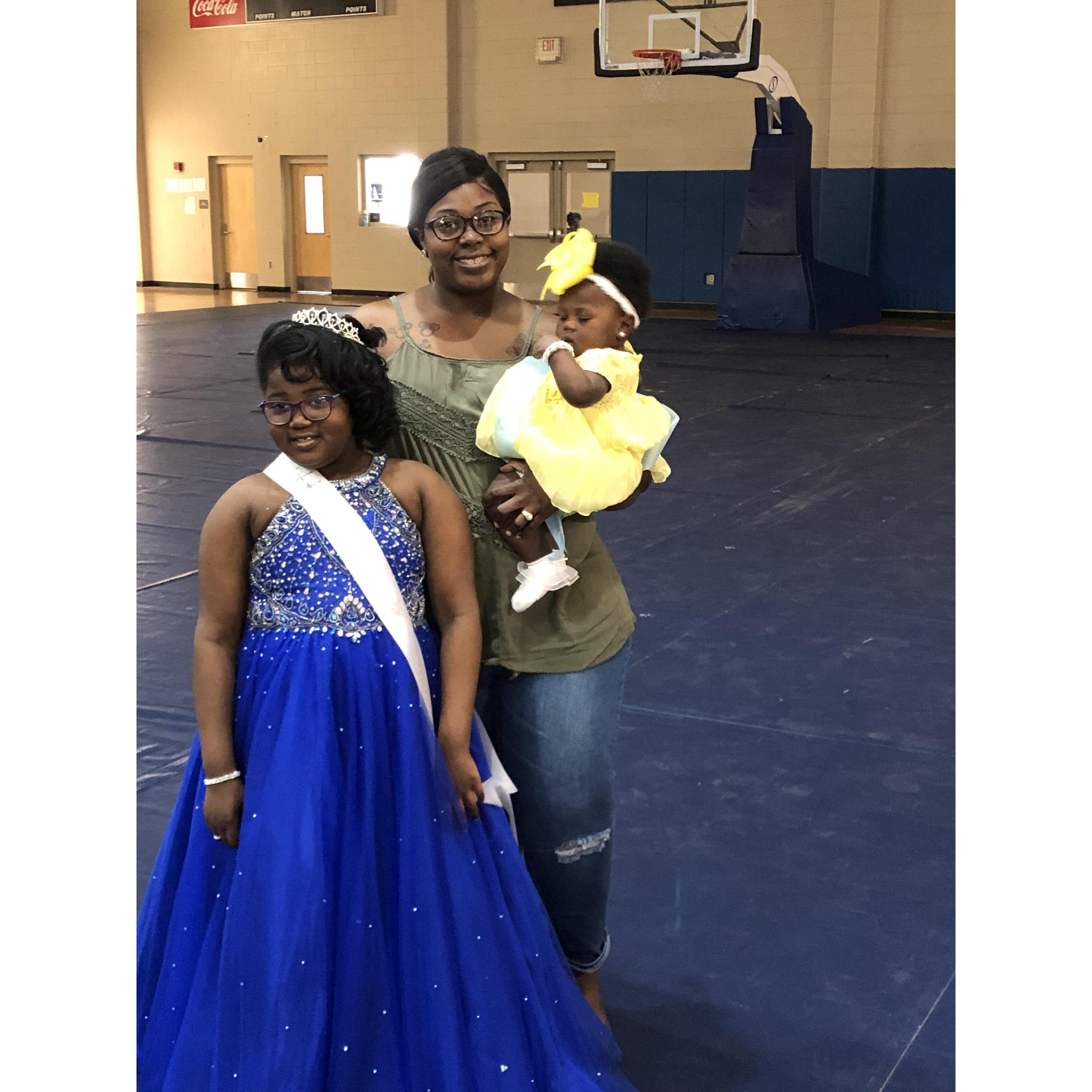 My girls was in a pageant.
