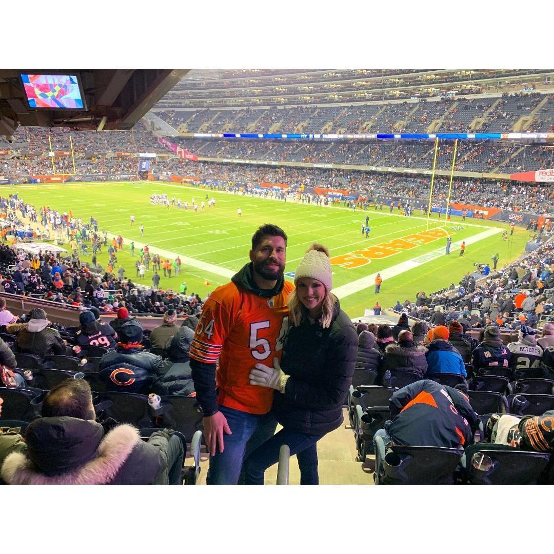 Bears vs Cowboys for Tom's 30th bday