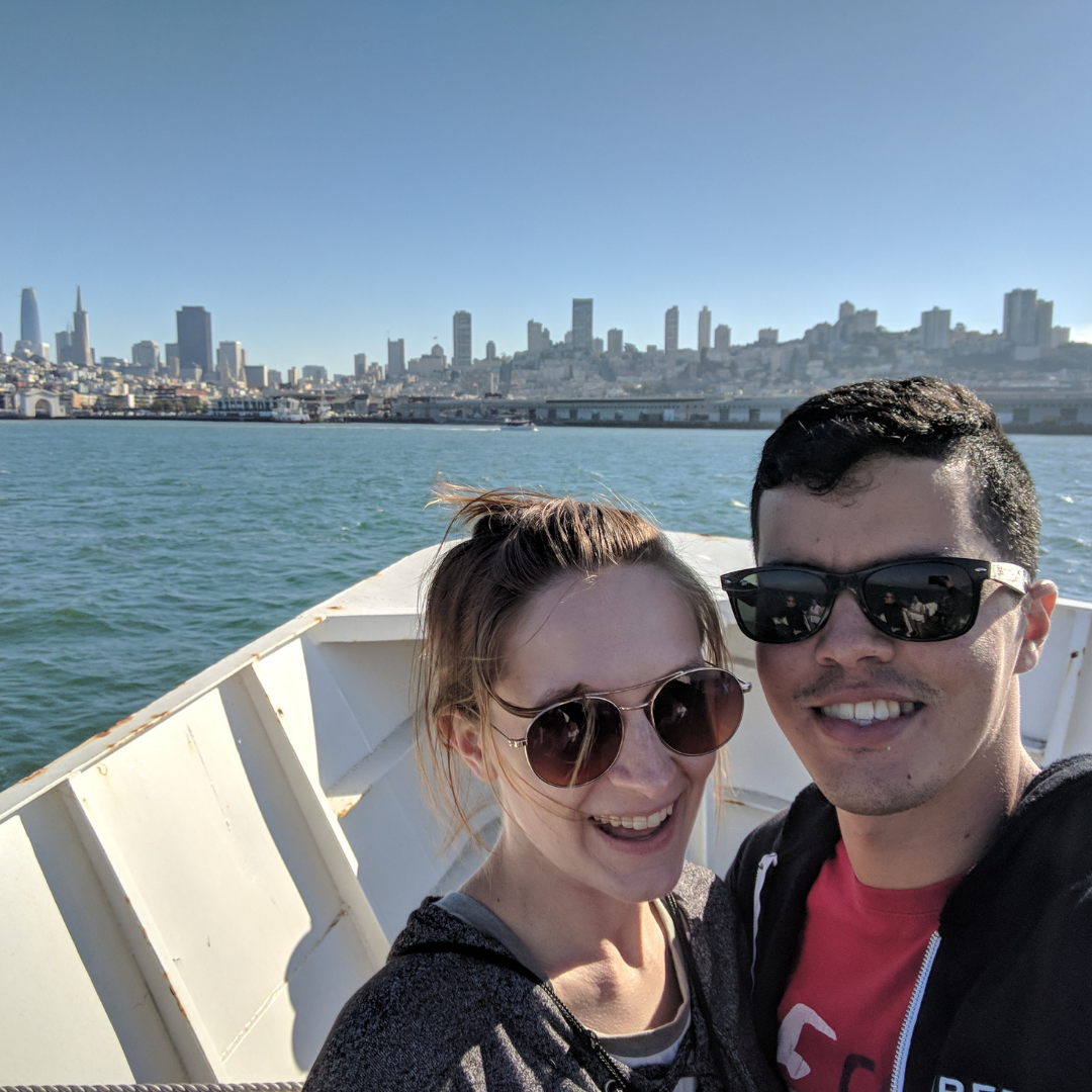 Our first time crossing the San Francisco Bay