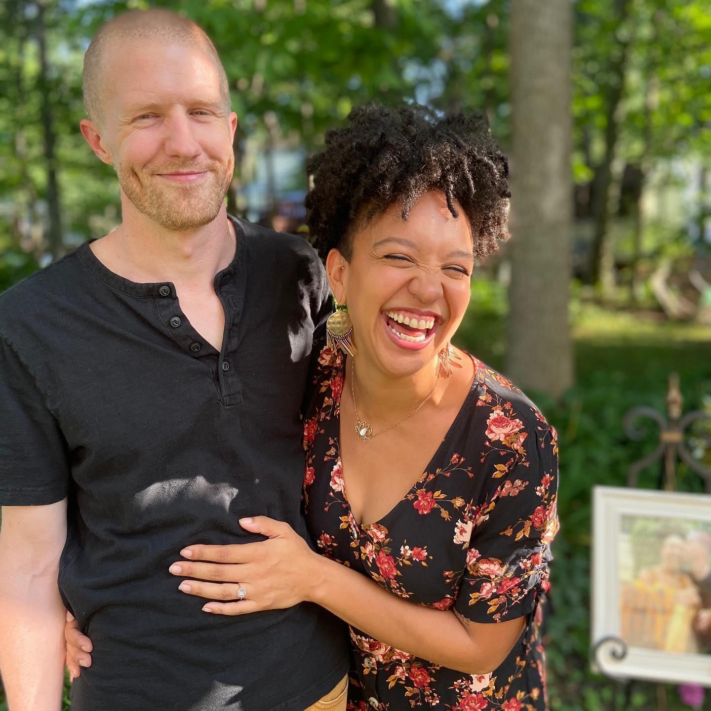 Our garden engagement party