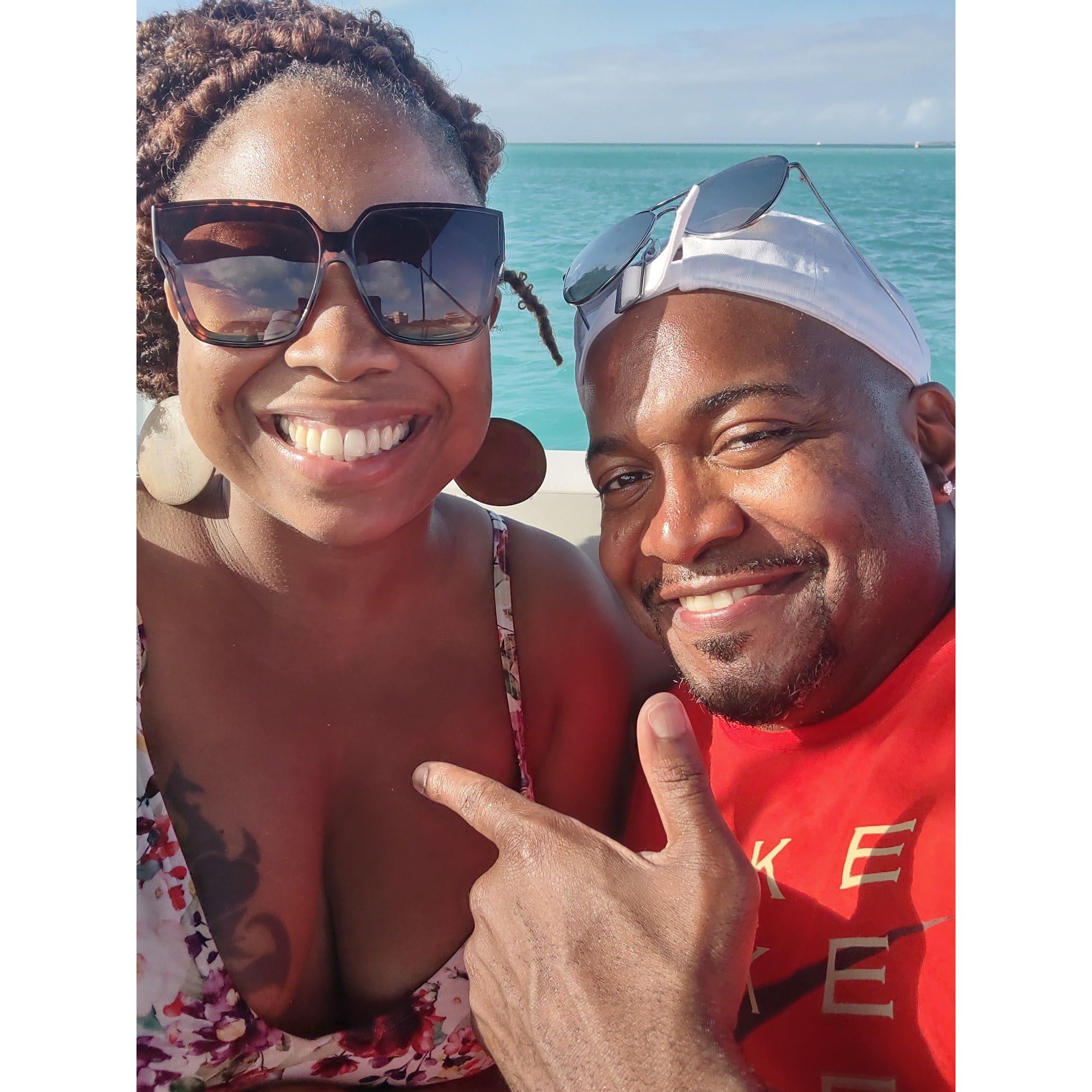 First couples' vacation to Aruba