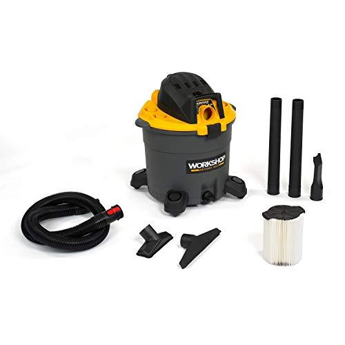 WORKSHOP Wet Dry Vac WS1600VA High Capacity Wet Dry Vacuum Cleaner, 16-Gallon Shop Vacuum Cleaner, 6.5 Peak HP Wet And Dry Vacuum