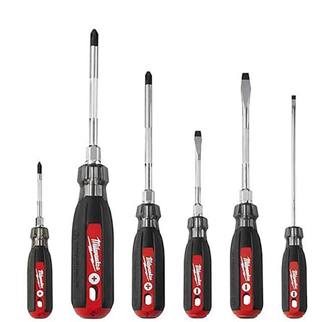 Milwaukee 6Pc Cushion Grip Screwdriver Kit