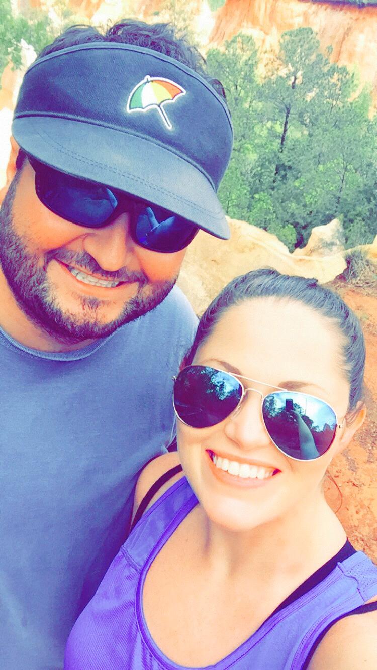 First trip together to Providence Canyon State Park, May 2017