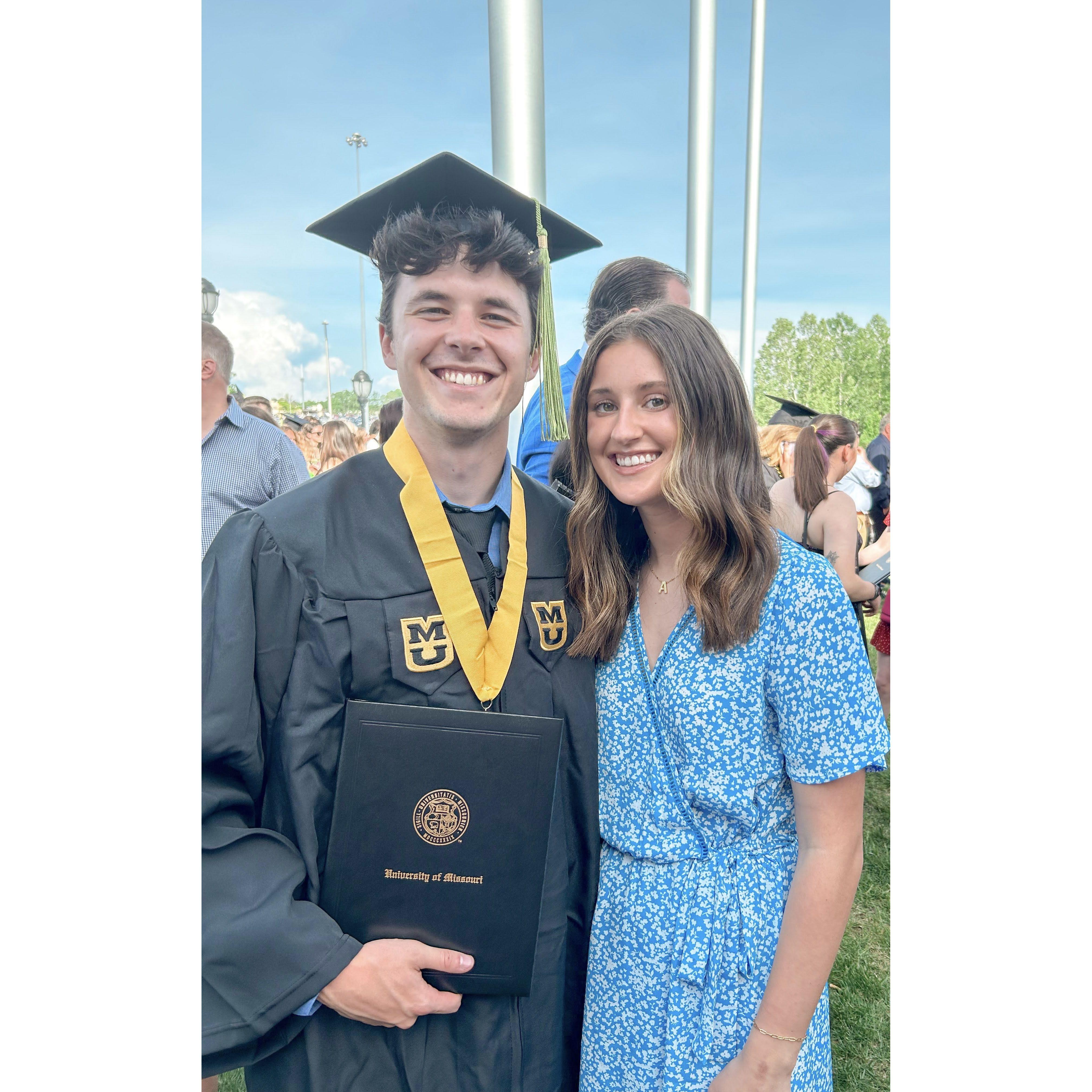 Bryce's college graduation!