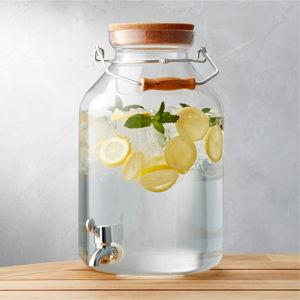 Acrylic Drink Dispenser 3-gal | Crate & Barrel