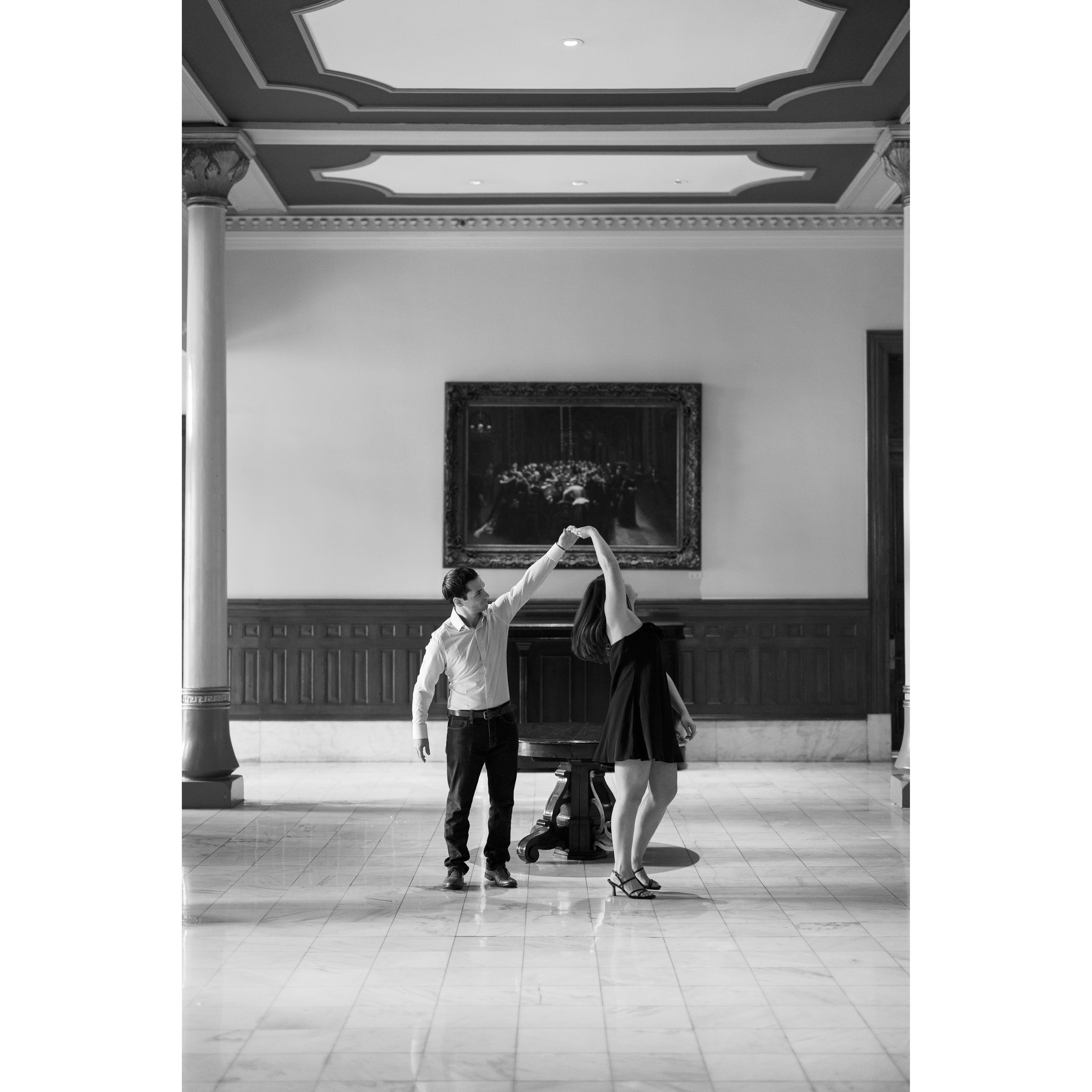 Dancing at the Driskill in Austin - 2024