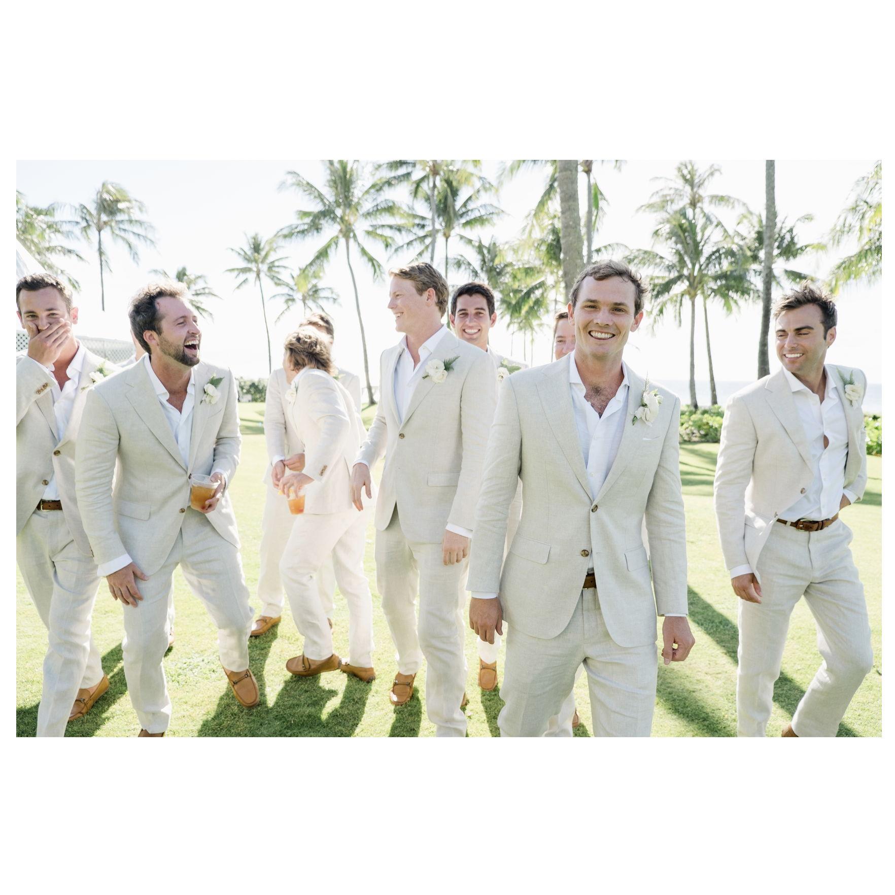 Example of wedding day attire for the gentlemen