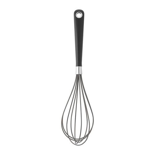 IKEA 365+  HJÄLTE				Whisk, stainless steel, black