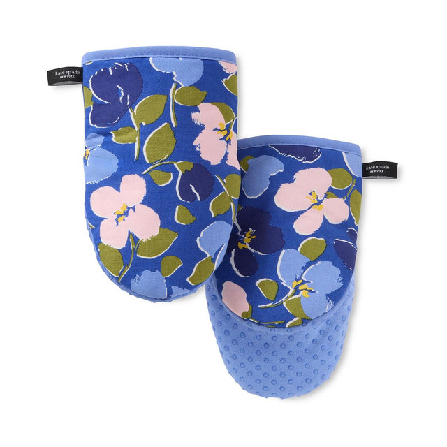 kate spade new york Painterly Bouquet Mini Mitt Set, 5.5" x 8"