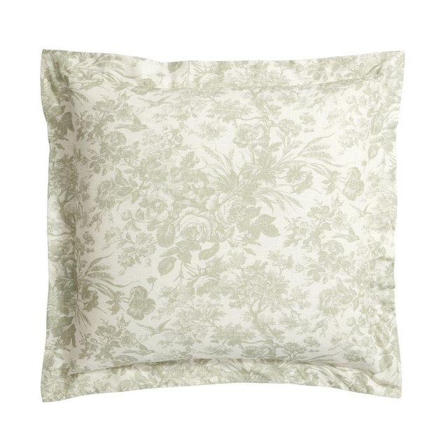 Sorrel Toile Sham, Loden, Euro, Set of 2