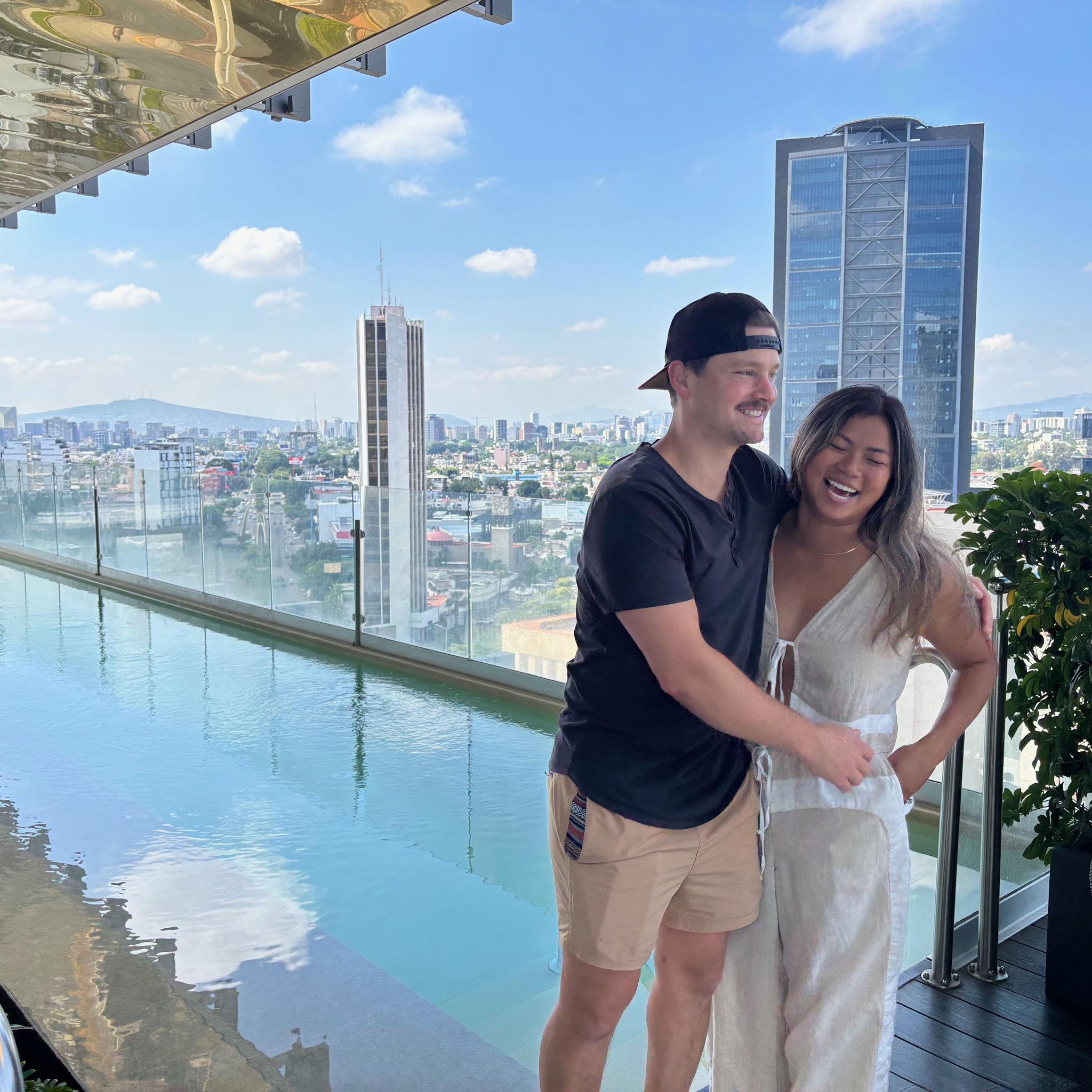 Ab & Ryan in Mexico for Drew & Olivia's wedding