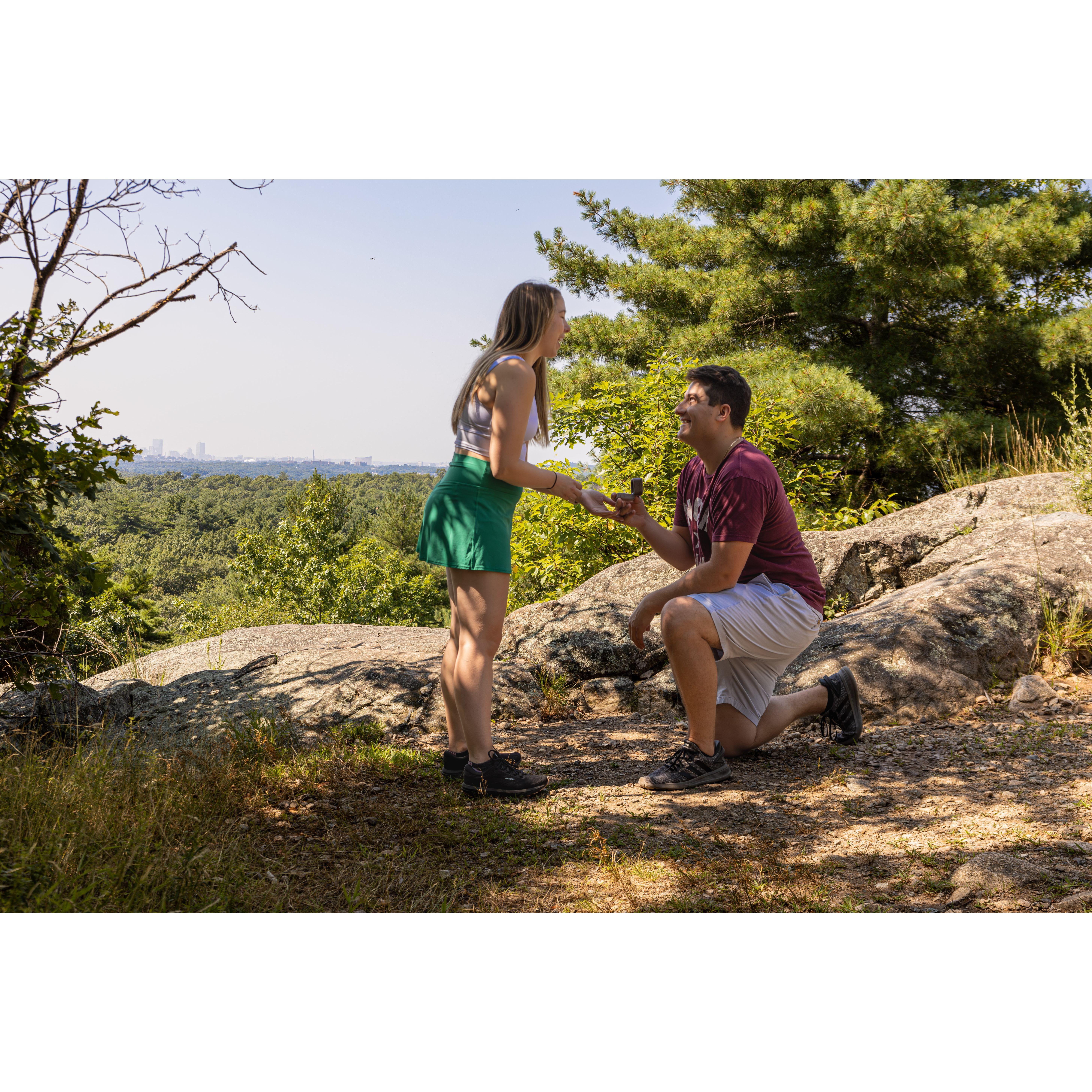 Proposal at Lynn Woods