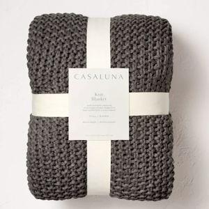 Chunky Knit Bed Blanket - Casaluna™