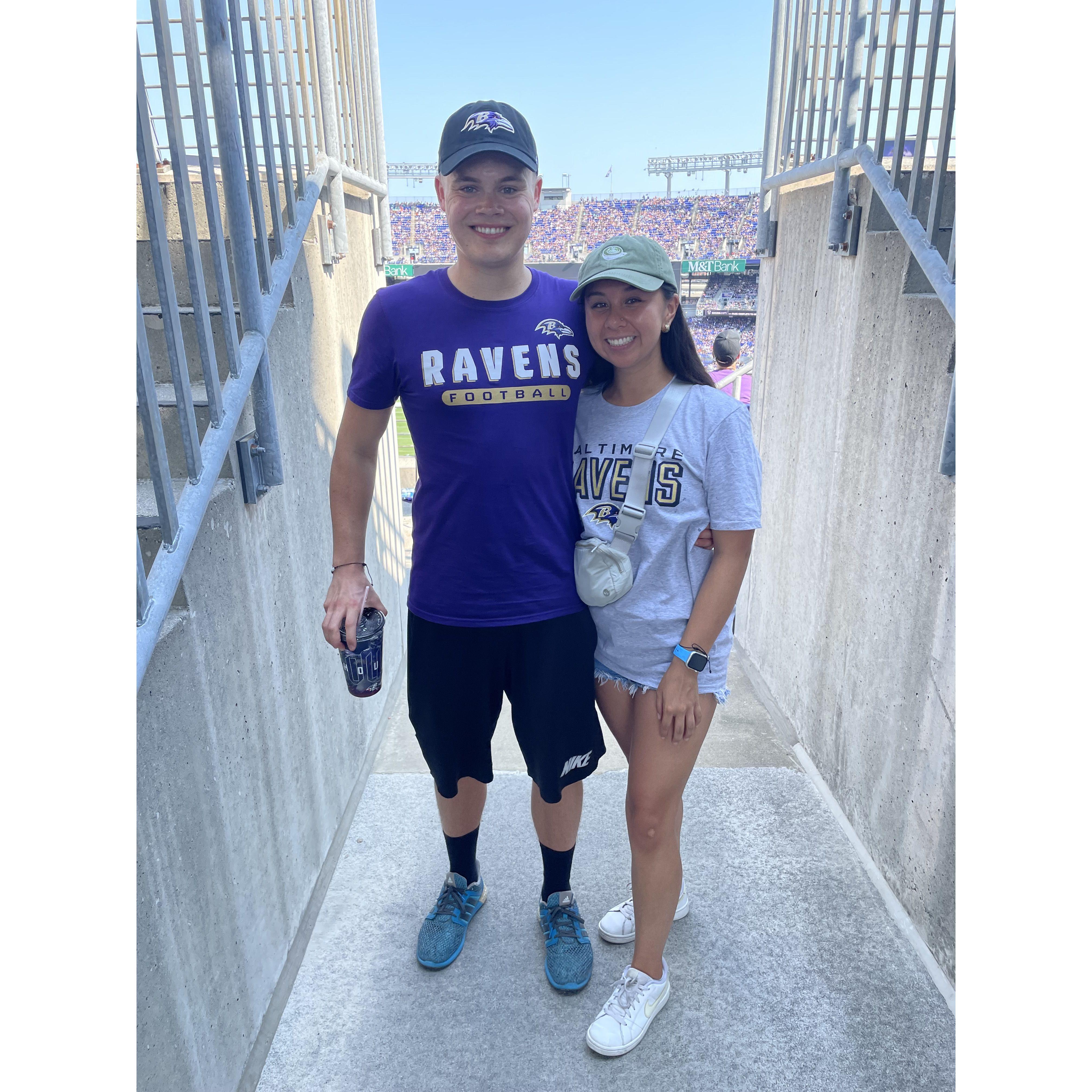 First Raven's game together!