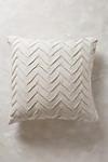 Textured Chevron Euro Sham - Light Gray
