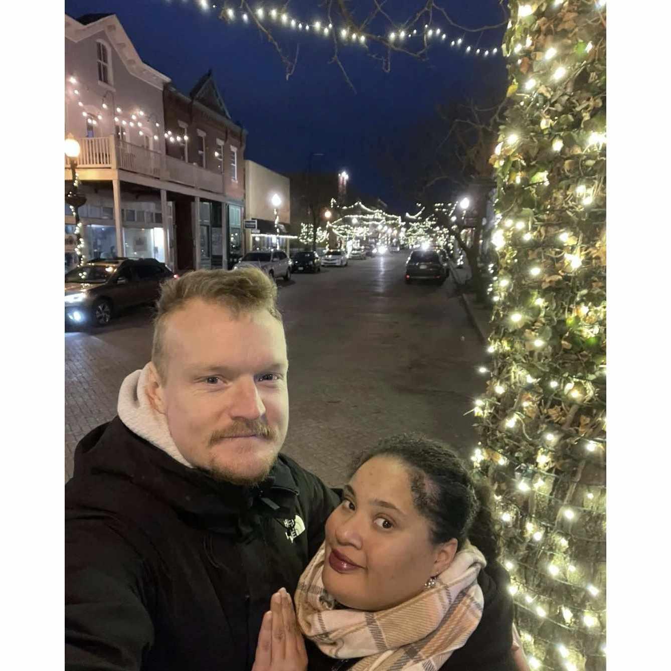 First NYE at historic main street, St. Charles.