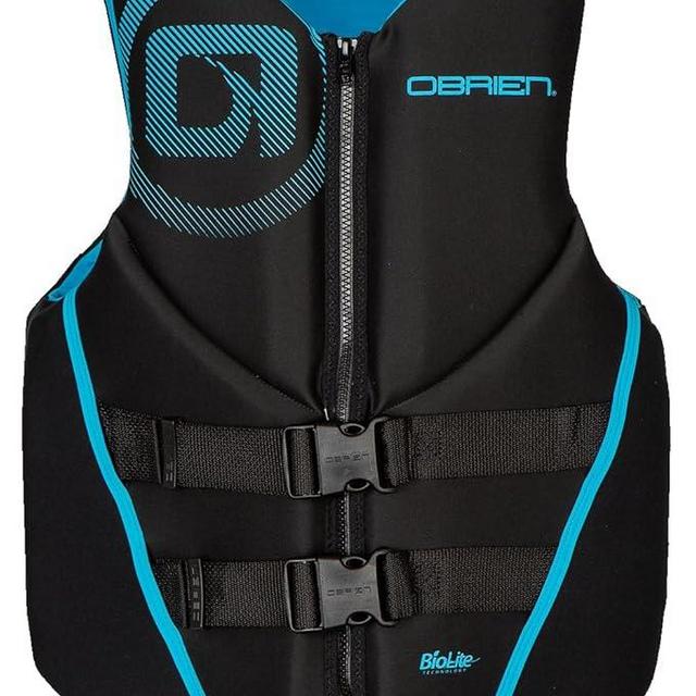 O'Brien Men's Traditional Neoprene USCGA Life Jacket, Black, 5X-Large