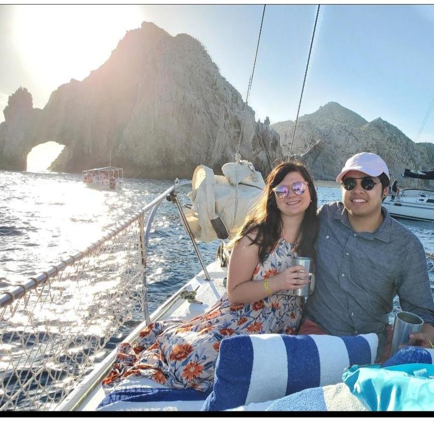 Fun fact: George was supposed to propose on this activity.. but he got sea sick.