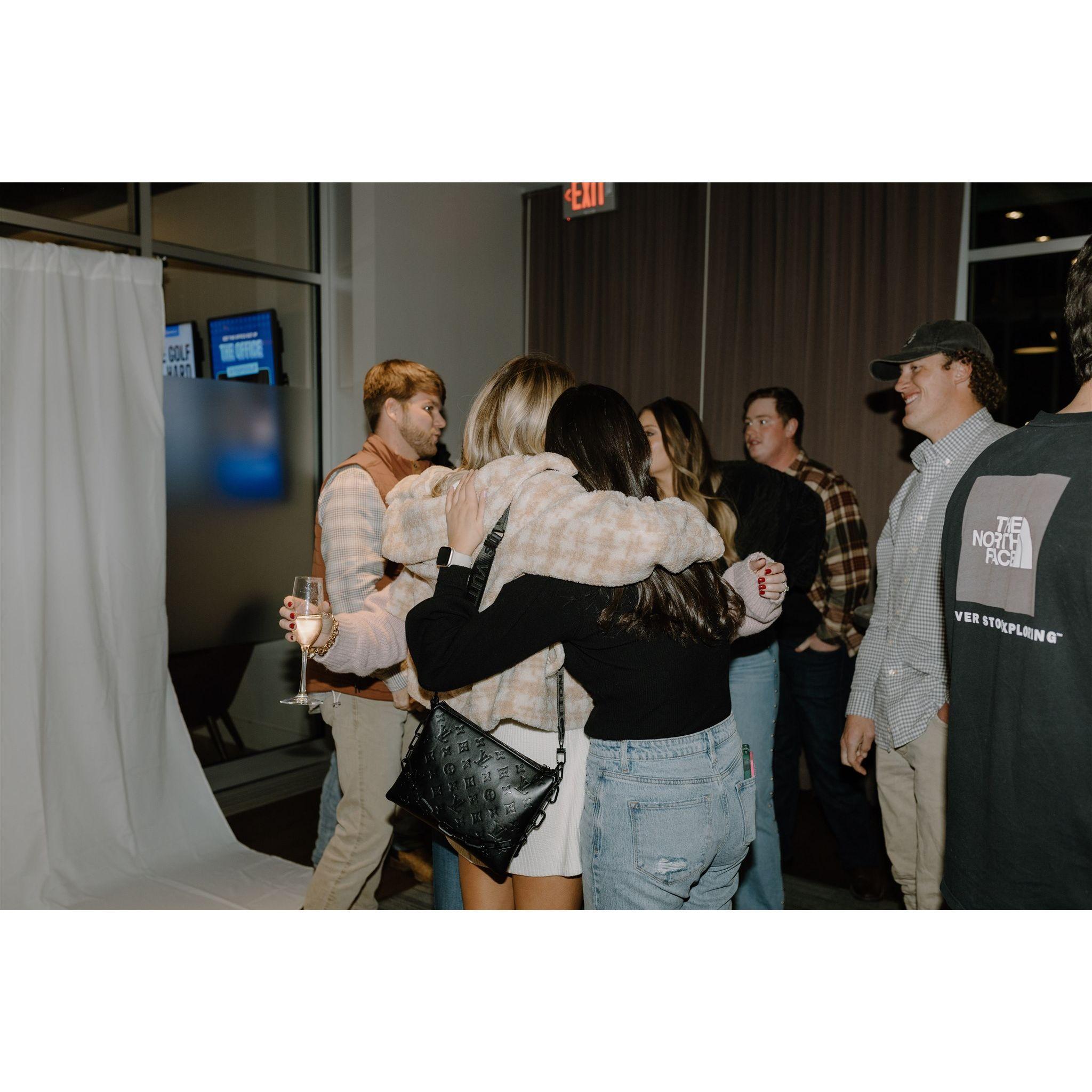 Lots of hugging and happy tears!