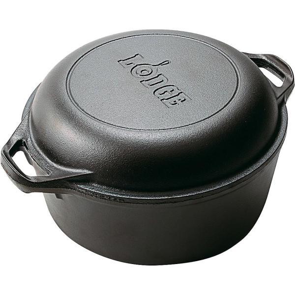 Lodge Logic Cast Iron Double Dutch Oven