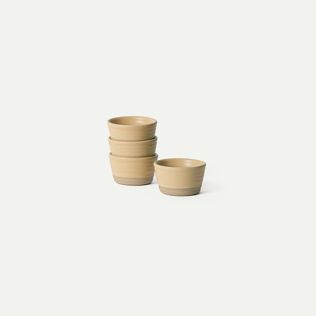 Mora Micro Ramekins Set of 4, 6oz Ceramic Pottery Baking Dishes - Microwave, Oven and Dishwasher Safe - Merrigold