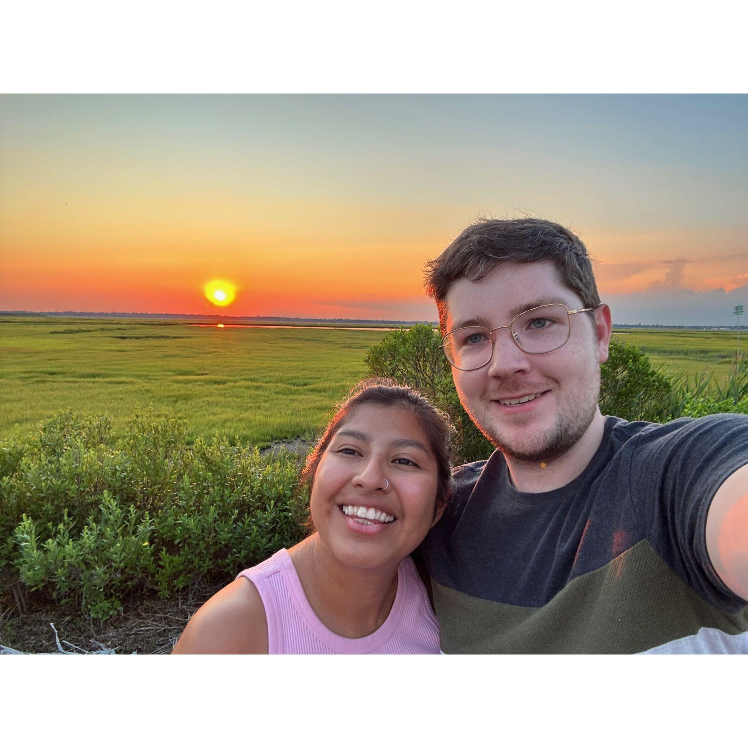 Golden hour bike ride