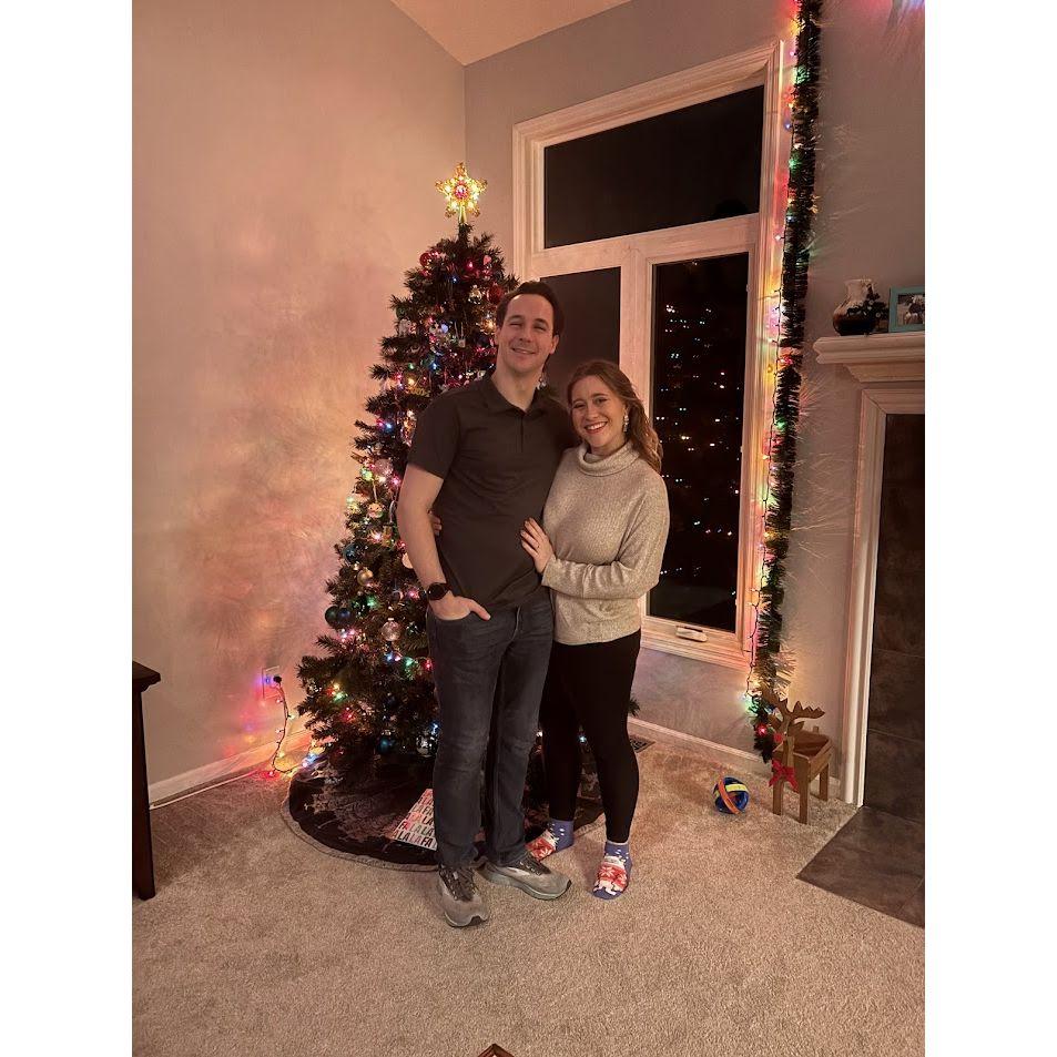 Our last Christmas as fiancées!