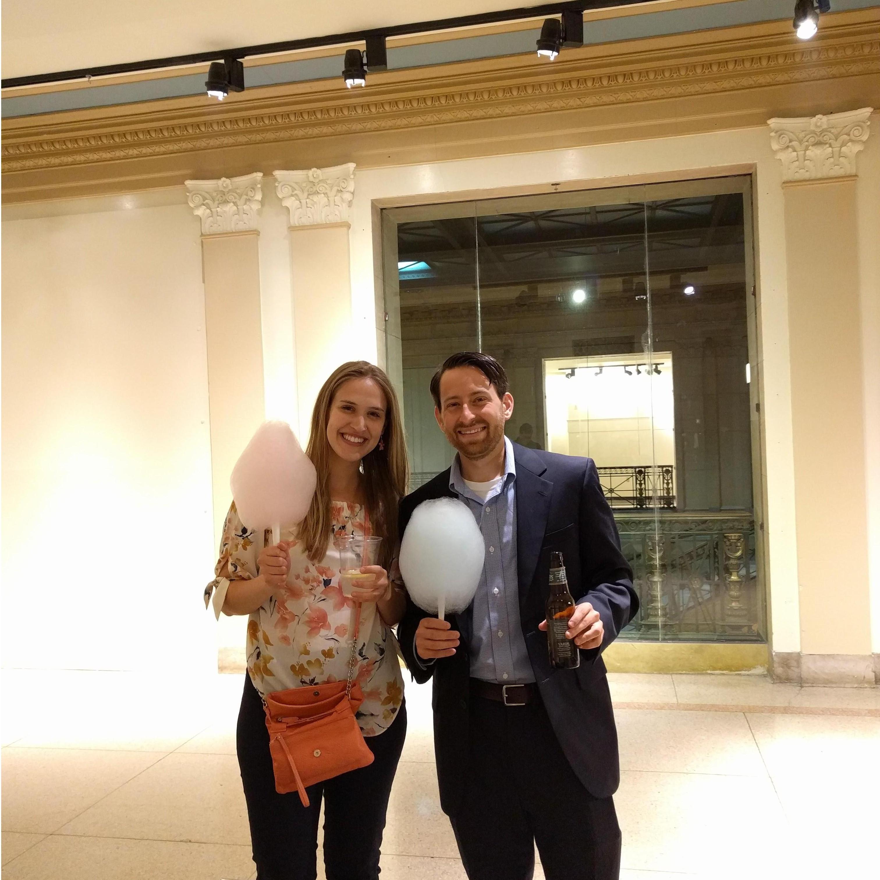 On a date at the Franklin Institute in Philadelphia, PA
