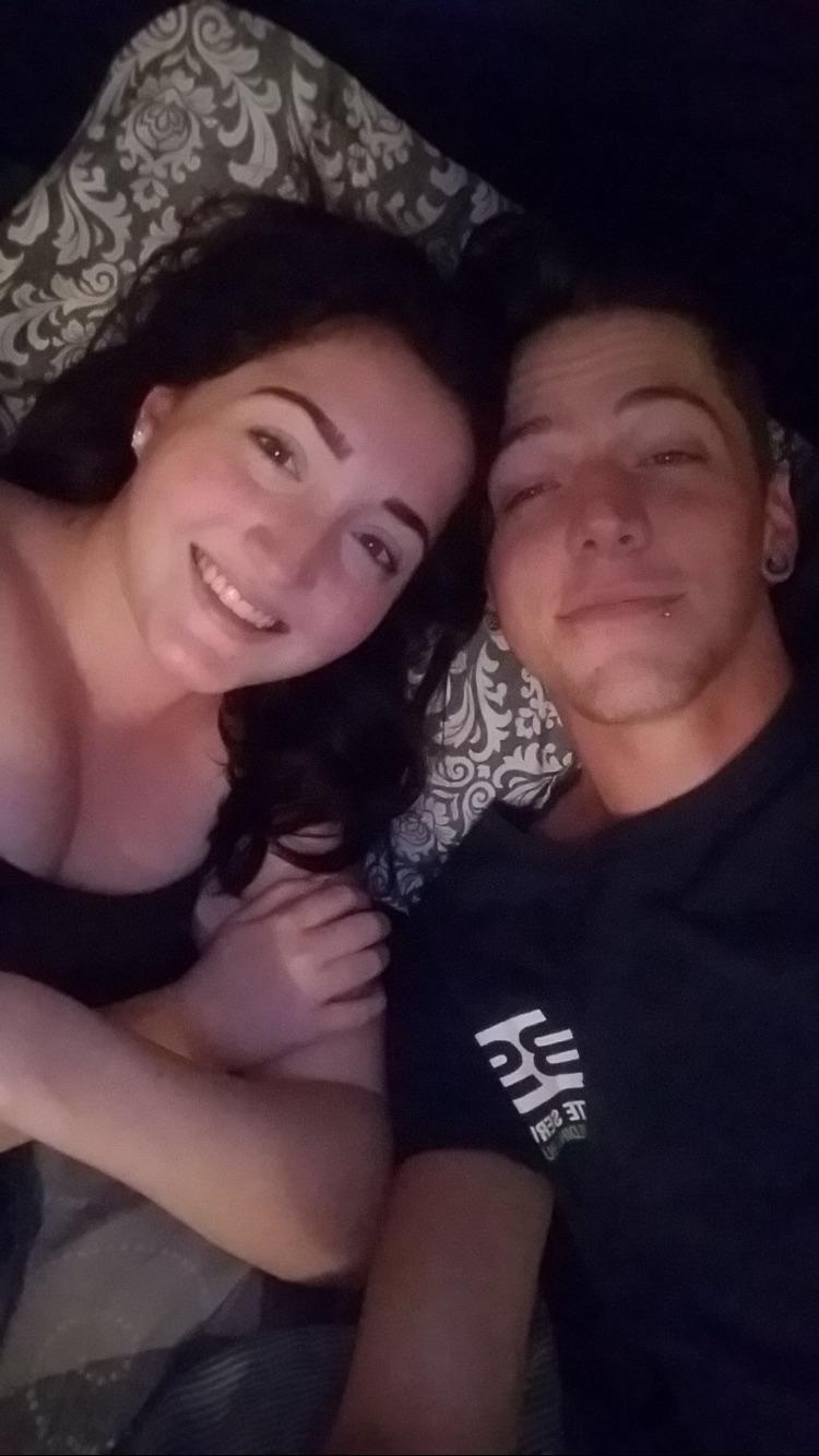 Our first photo together