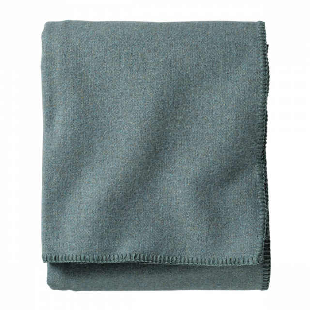Pendleton Shale Blue Eco-Wise Washable Wool Blanket, King