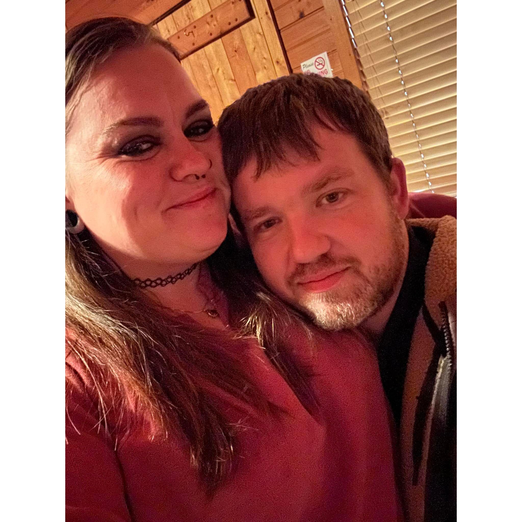 Our first weekend away together. Valentine's 2023.