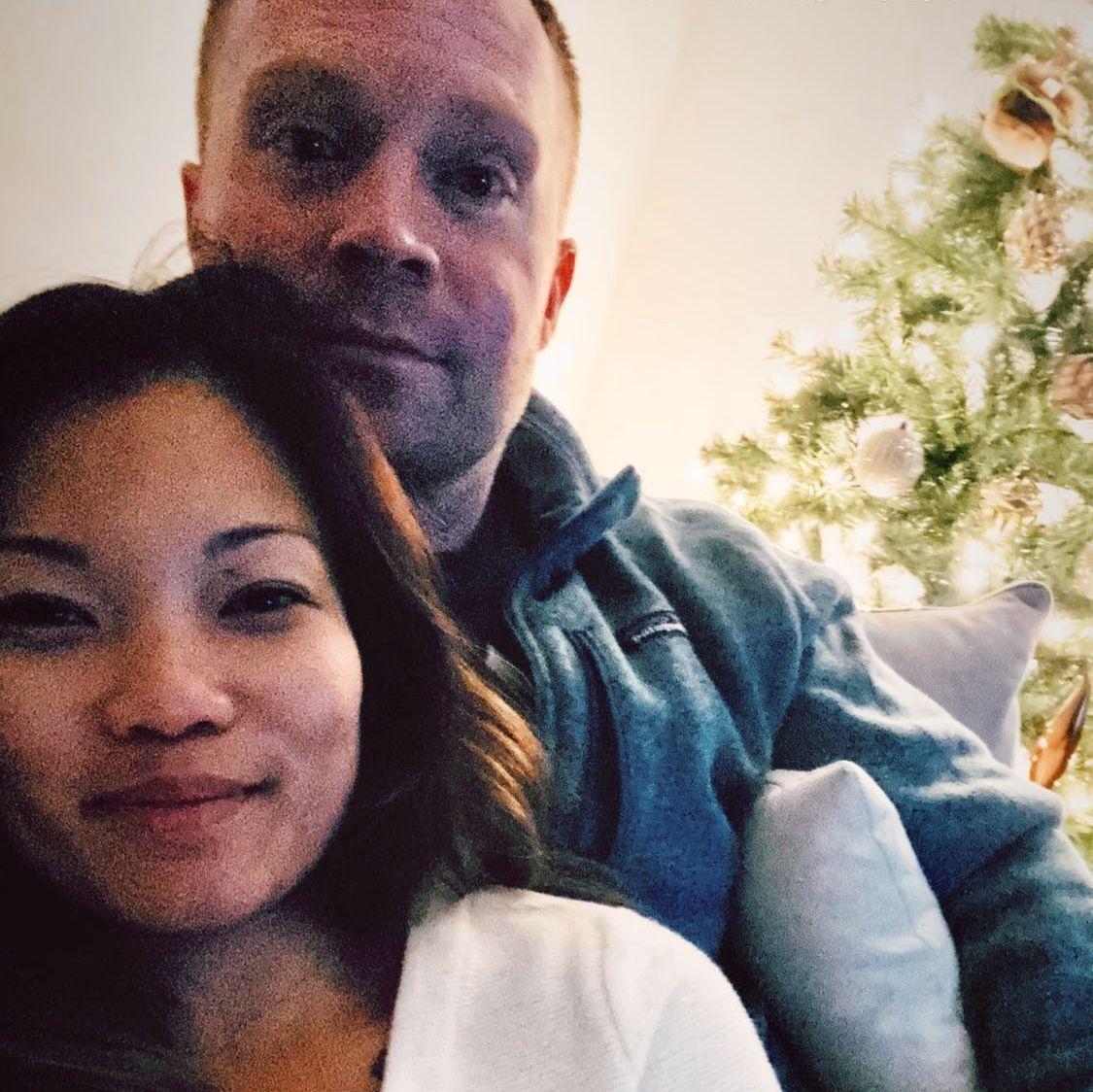 Our first Christmas together.