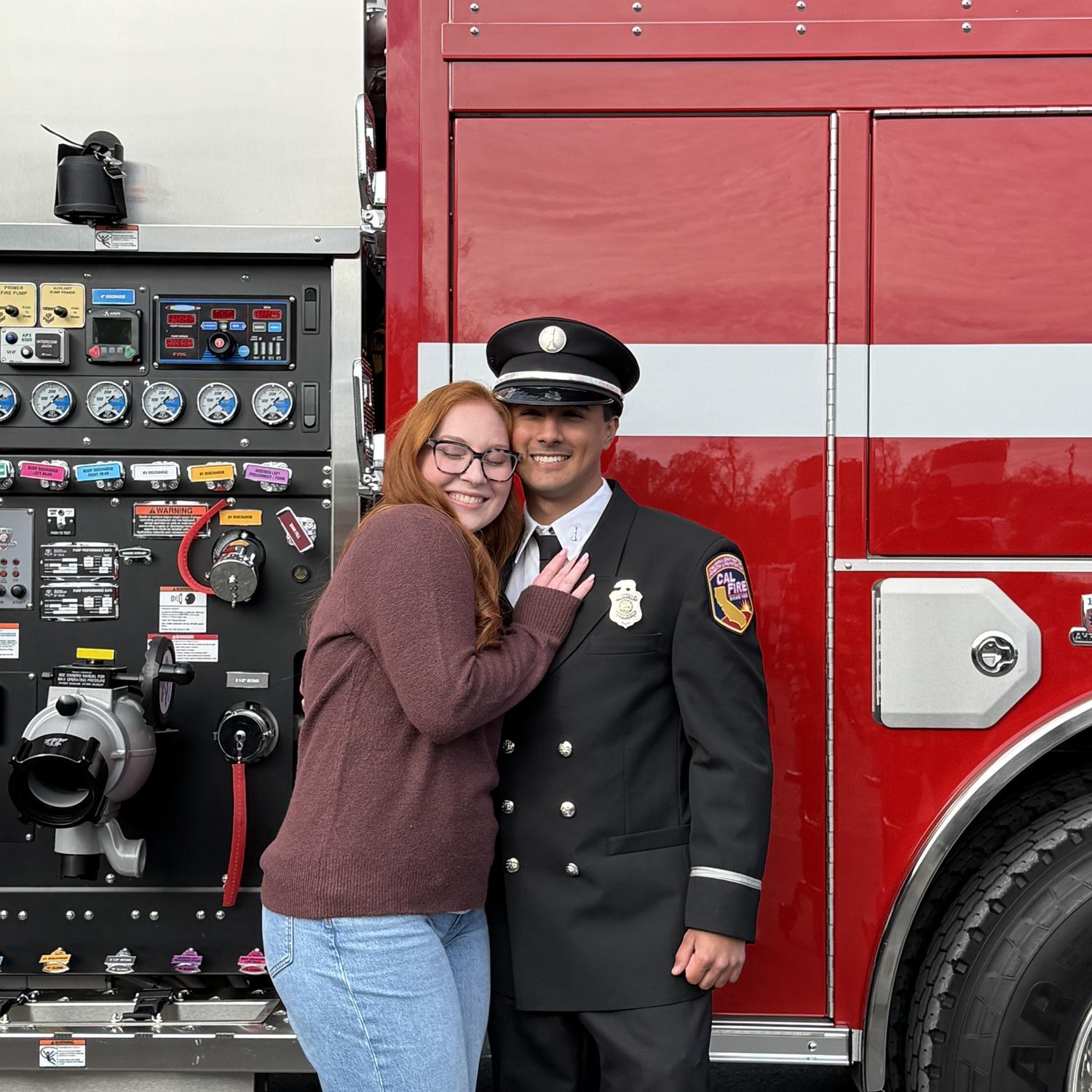 Pinning ceremony for graduating to Engineer!