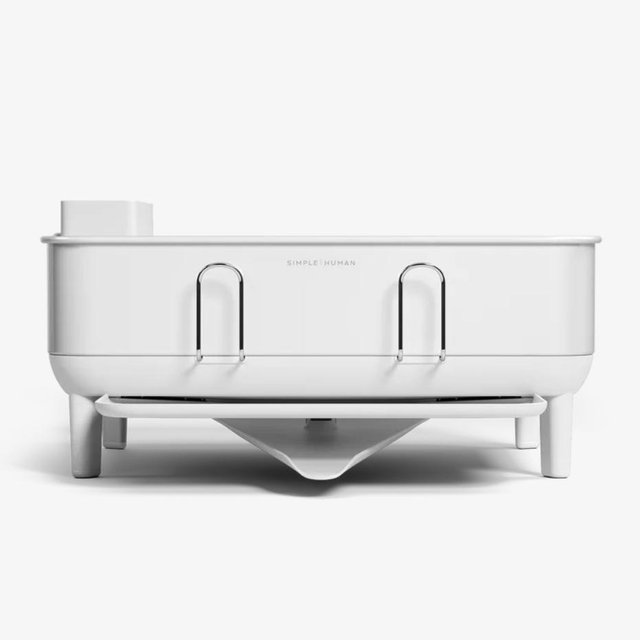 White Compact Steel Frame Dishrack - Compact White