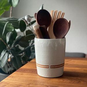 Groton Utensil Crock, color Glacier