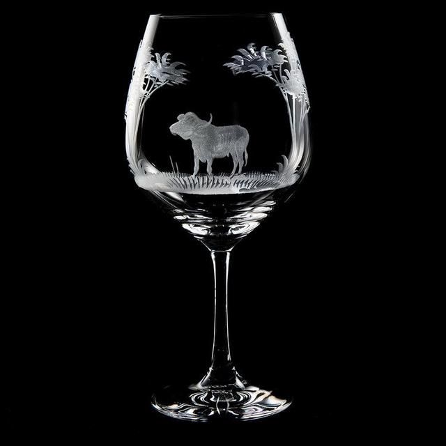 Queen Lace Crystal Buffalo White Wine Glass