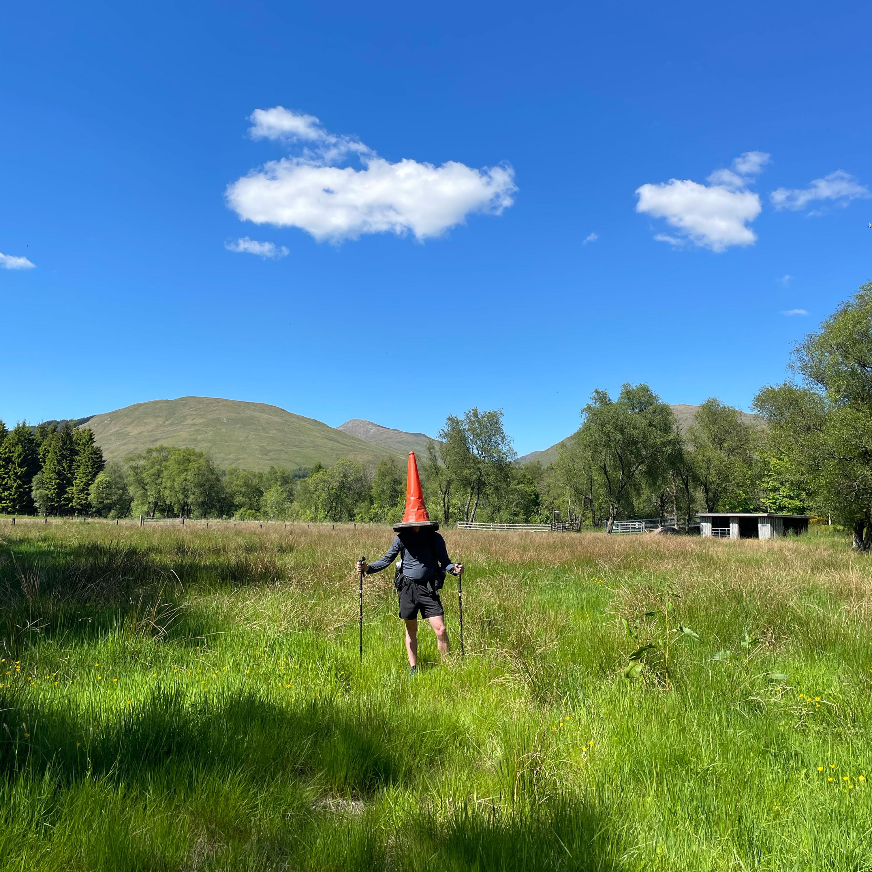 Clowning around on the West Highland Way in Scotland (2022)