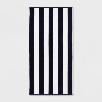 XL Reversible Cabana Stripe Beach Towel - Sun Squad™