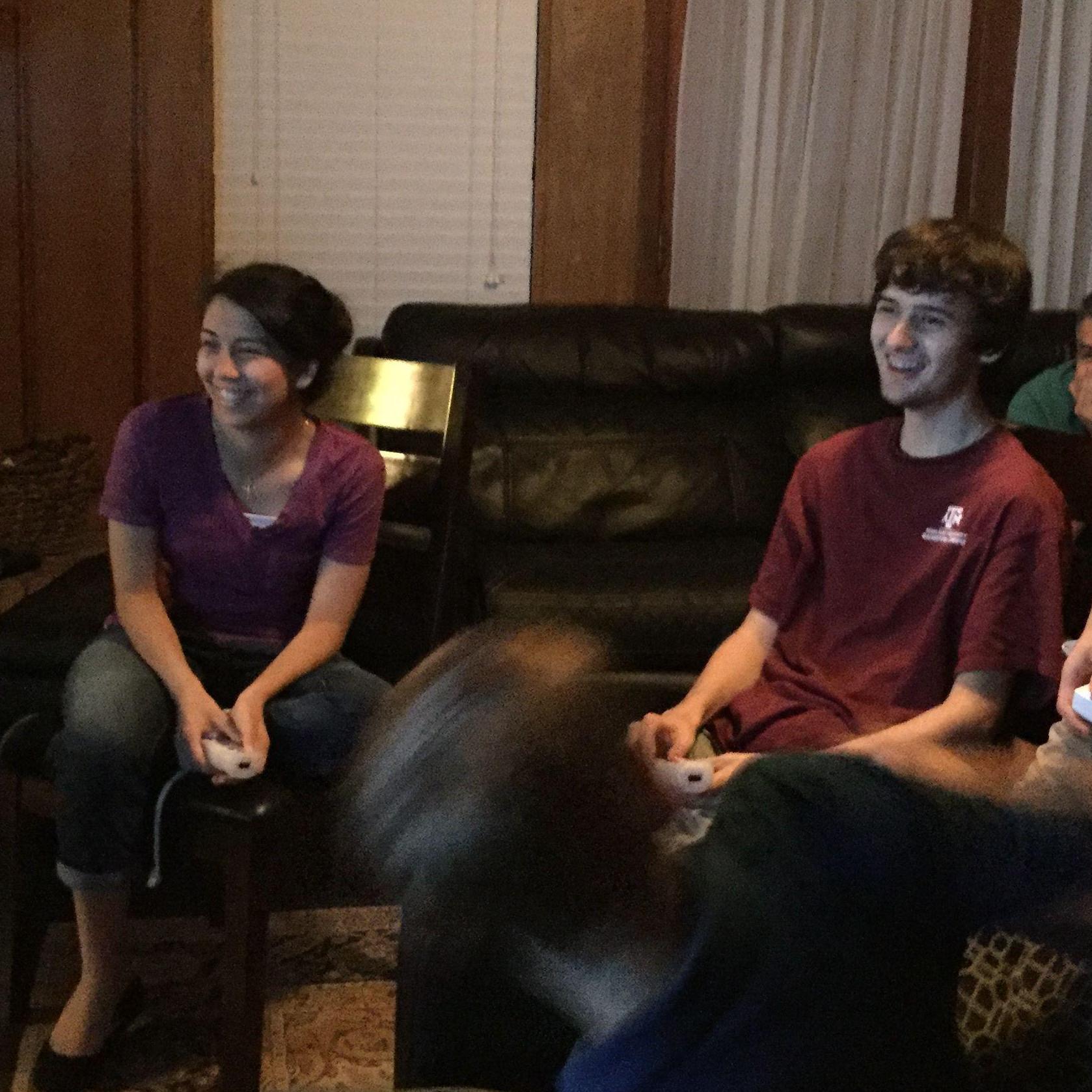 2017. Hanging out with friends.