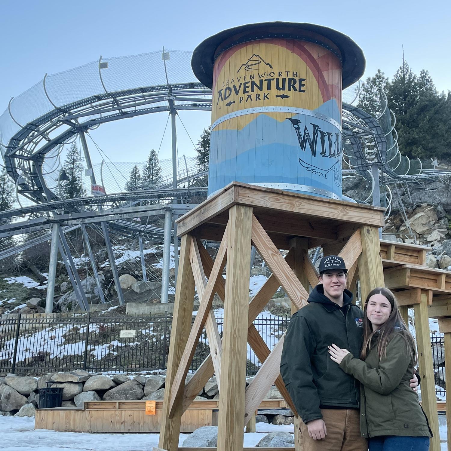 The alpine coaster in Leavenworth!